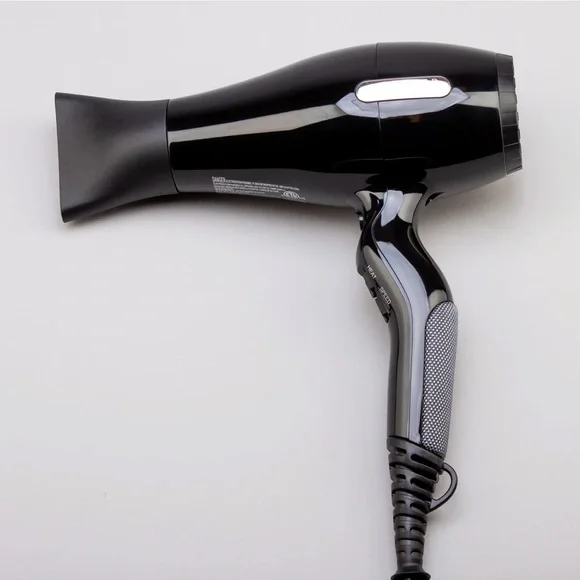 Black Hair Dryer with Concentrator Nozzle Attachment #MC5